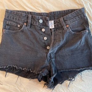 BLACK PACSUN SHORTS